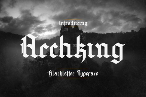 Archking: A Modern Blackletter Font That Elevates Your Brand