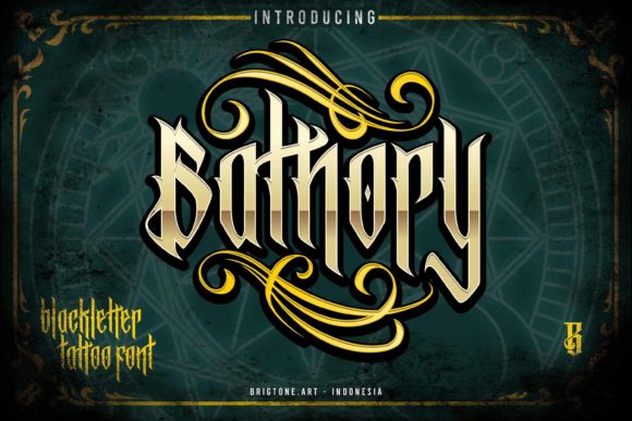 Bathory: A Bold Blackletter Font for Crafters and Sellers