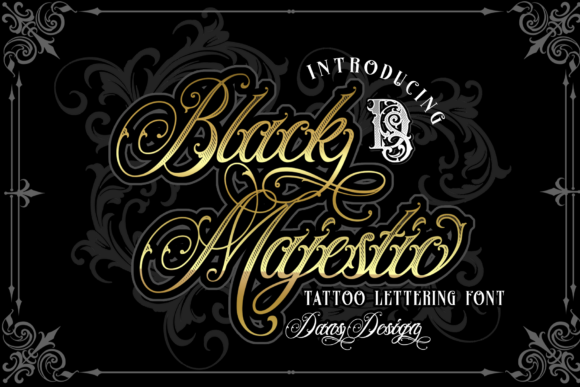 Black Majestic: Bold Blackletter Font for High-Impact Marketing Design