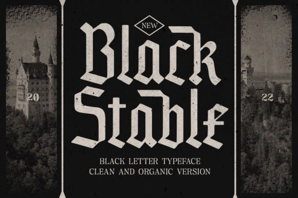 Black Stable: A Modern Blackletter Font for Editorial Elegance