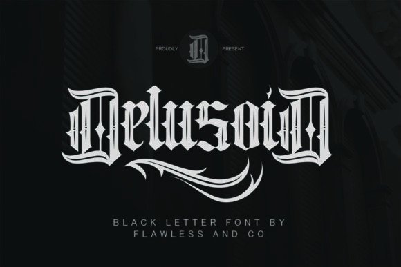 Delusoid: A Bold Blackletter Font for Real Branding Projects