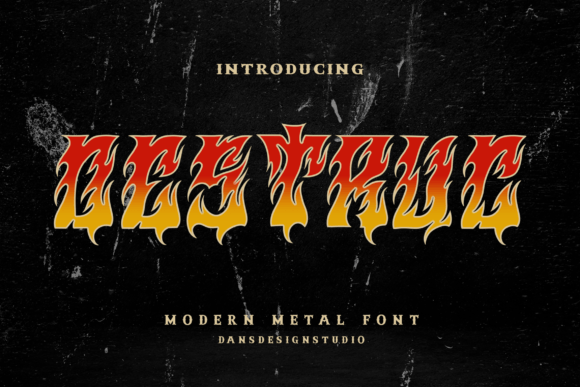 Destruc Font Review: Blackletter for Bold Campaign Visuals