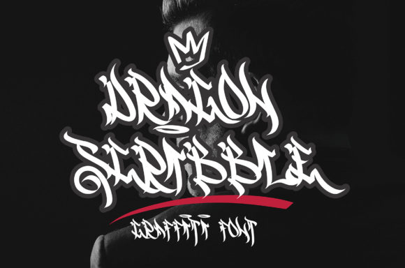 Dragon Scribble Font: Bold Blackletter for Business Branding