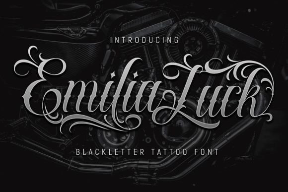 Emilia Luck: A Contemporary Blackletter Font for Modern Web Design Projects