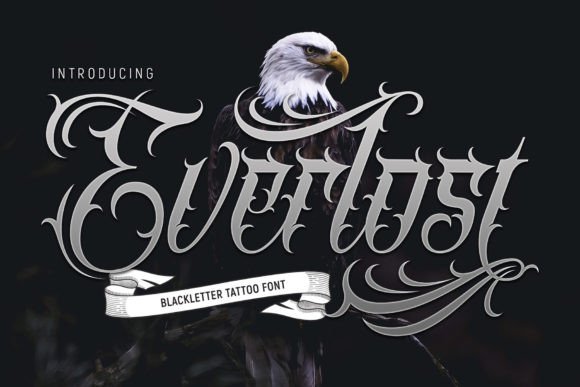 Everlost: A Bold Blackletter Font for Campaign Branding and Social Media Impact