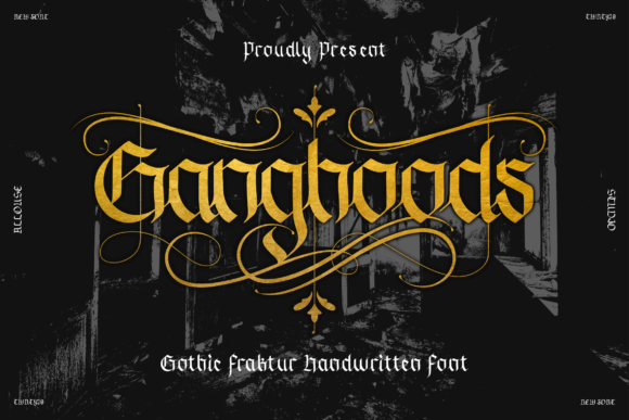 Ganghoods: A Bold Blackletter Font for Scroll-Stopping Marketing Design
