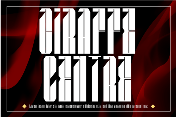 Giraffe Centre Font: Modern Blackletter for Editorial Design