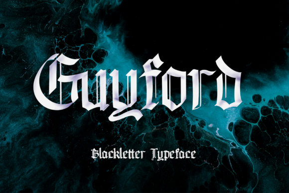Guyford: A Bold Blackletter Font for Editorial Impact