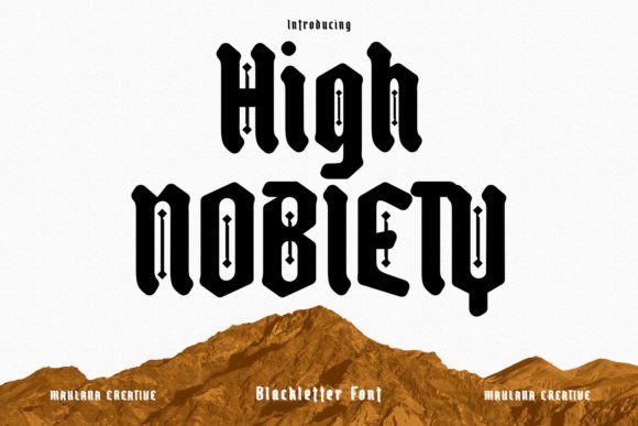 High Nobiety Font: Elevating Small Business Branding