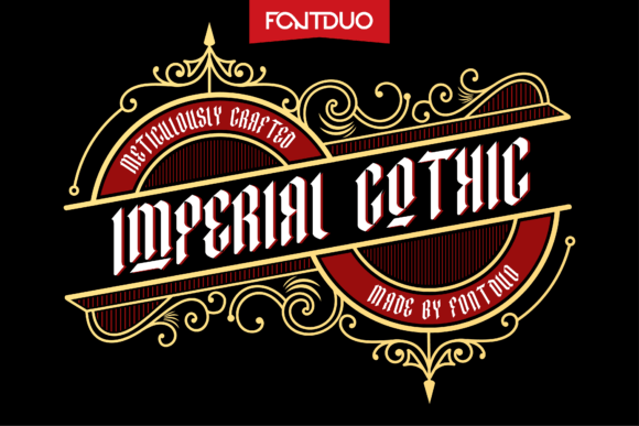 Imperial Gothic: A Bold Blackletter Font for Striking Web Design
