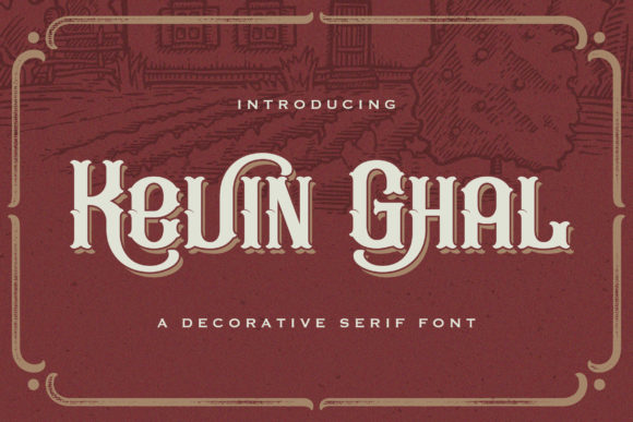 Kevin Ghal Font: Bold Blackletter for Digital Branding and Web Design