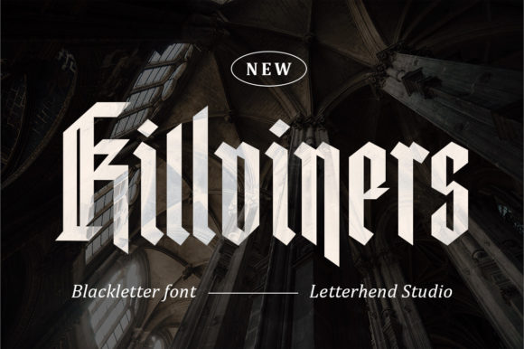 Killviners: A Modern Blackletter Font for Bold Handmade Designs