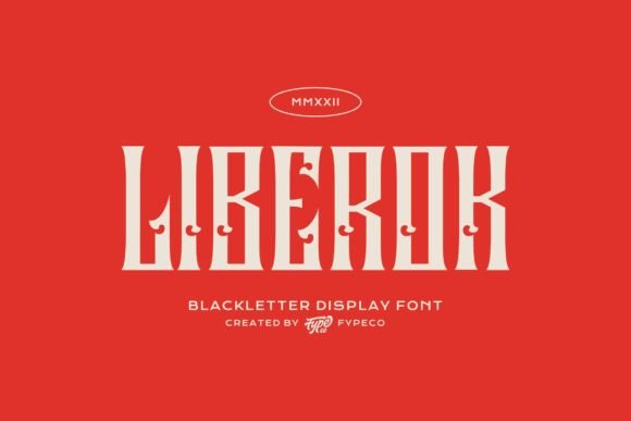 Liberok Font: Authentic Blackletter for Modern Branding