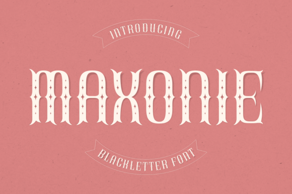 Maxonie: A Bold Blackletter Font for Striking Brand Identities