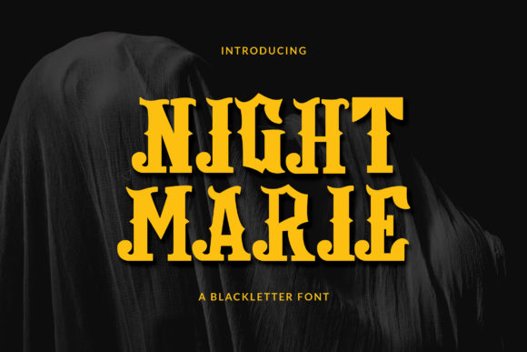 Night Marie: Gothic Blackletter Font for Bold Digital Branding