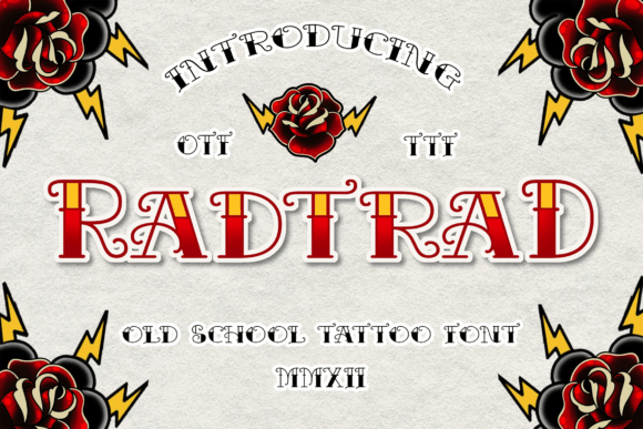 Radtrad: A Bold Blackletter Font for Striking Brand Identities
