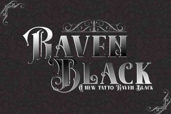 Raven Black: A Royal-Themed Blackletter Font for Luxurious Web Design