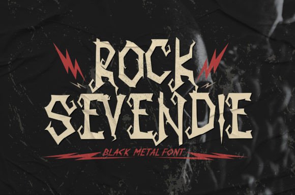 Rock Sevendie Font: Bold Branding for Small Business