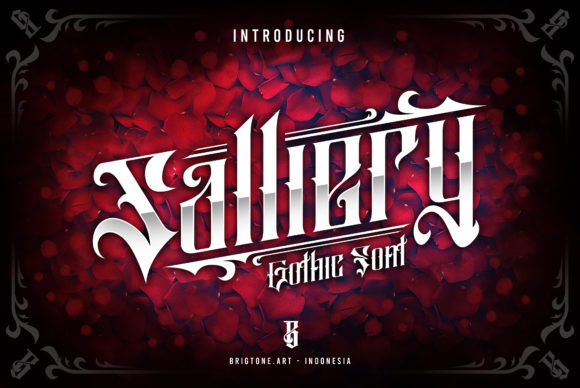 Salliery: A Bold Blackletter Font for Striking Campaign Designs