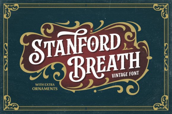Stanford Breath: A Vintage Blackletter Font for Timeless Branding