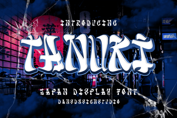 Tanuki Font: Japanese-Inspired Blackletter for Web Design