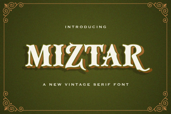 Using Miztar: A Bold Blackletter Font for Striking Brand Identities